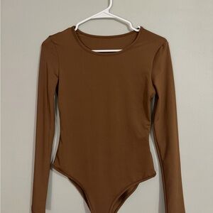 Brown Long Sleeve Kids One Piece